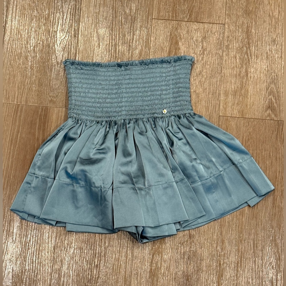 Natural Life Blue Silky Skort